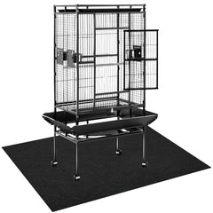 CebraBounze bird cage mat 35x47 protects floors from spills and messes.