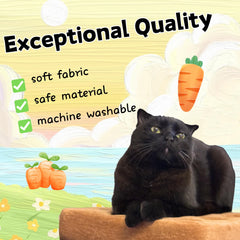 CECE PAW pineapple cat toy with feathers and catnip
