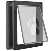 CEESC large dog door frame close-up showing durability and secure fit.