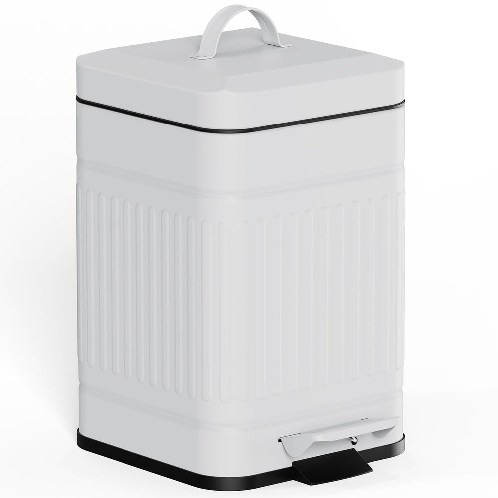 CEROELDA small trash can with lid 5L showing compact capacity and quiet operation