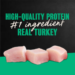 Cesar Classic Loaf turkey sauce closeup highlights juicy texture.