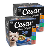 Cesar Home Delights Pot Roast with Spring Vegetables dinner in sauce tray showing protein-forward recipe