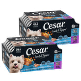 Cesar Loaf in Sauce rotisserie chicken tray close-up showing protein-packed meal