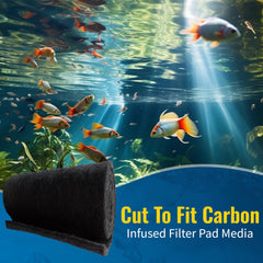 CFS odor-removal filter pad reduces smell in aquariums and ponds.
