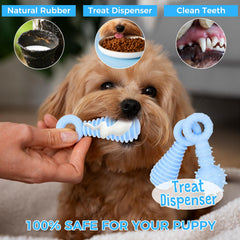 CGBD soft rubber teething toy emphasizes safe chewing for puppies.