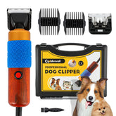 CGOLDENWALL dog clipper body with mahogany handle for safe grooming.