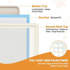 CH24Globall leak-resistant tray minimizes spills around the home