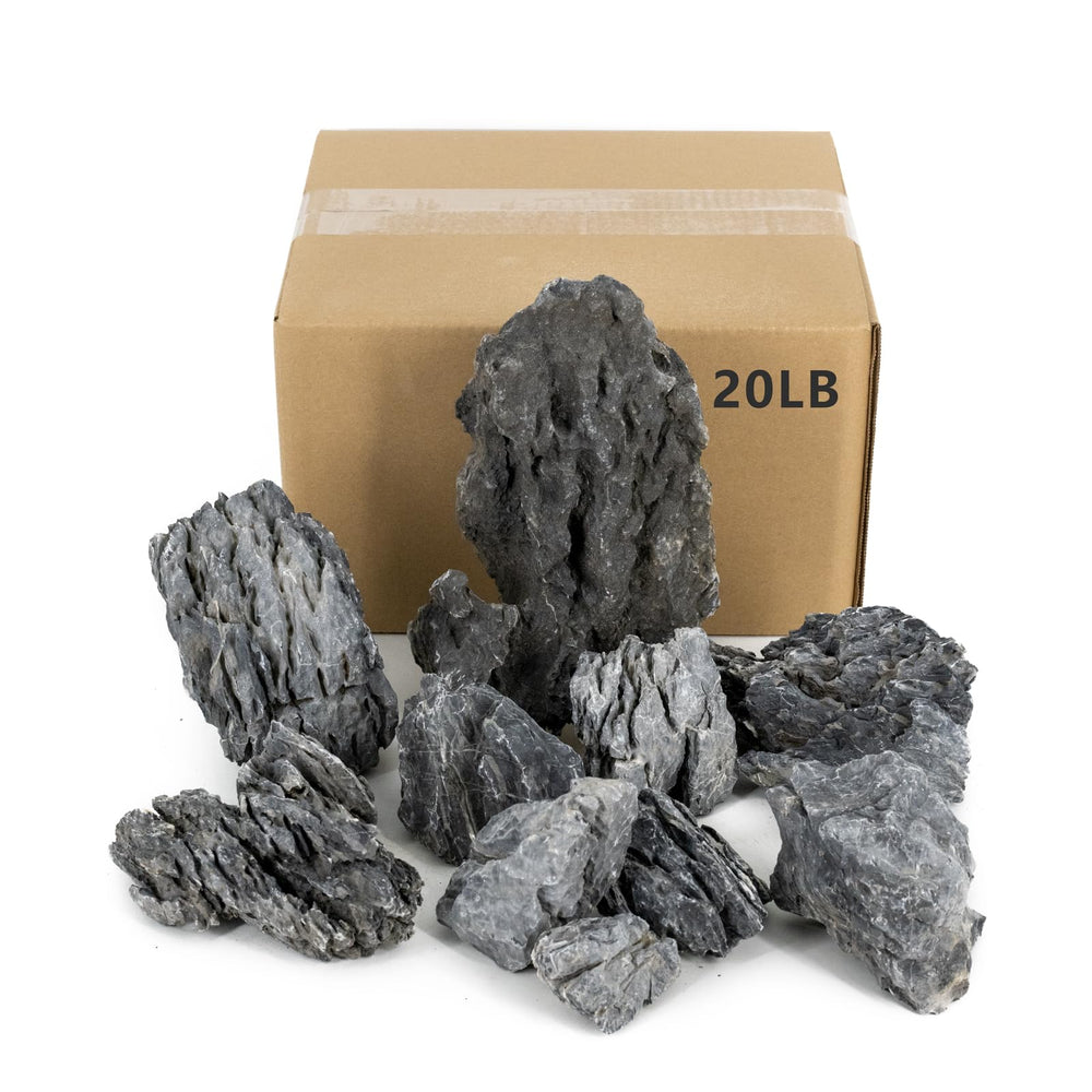 ChaoLeHo Seiryu Stone aquarium rock with natural texture for striking aquascapes.