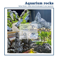 ChaoLeHo Seiryu Stone decorative feature for focal point in tanks.