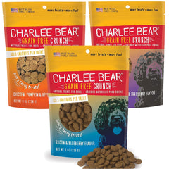 Charlee Bear Crunchy Training Treats, 3 kcal per bite, ideal for frequent rewards