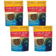 Charlee Bear Crunchy Treats front-pack display for convenient training