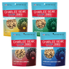 Charlee Bear Original Crunch treats pack front label for training rewards.