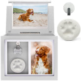 Chasing Tails dog urn front view, a timeless memorial for cherished memories.