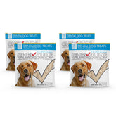 Checkups Dental Dog Treats packaging 4-pack showing convenient daily oral care