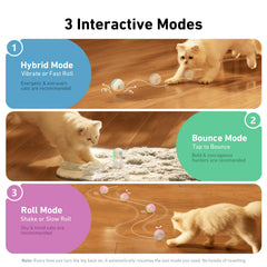 Cheerble Wicked Ball M3 with bell attached invites audible chase and interaction