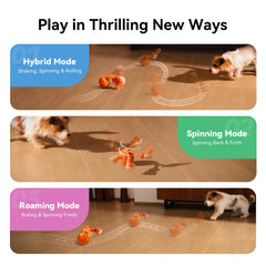Cheerble Wicked Ball Rolly rope swap demonstrates durable play accessory