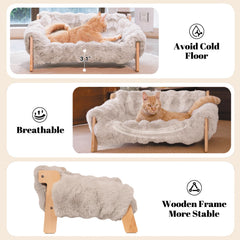 CHEERHOME PETS elevated cat couch easy installation with included tools.