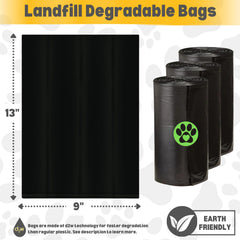 CHEFNENO 1400 bags value pack for long-lasting pet waste solutions.