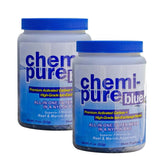 Chemi-Pure Blue aquarium filter media in 11oz packaging promoting stable pH levels.