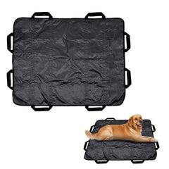 ChengFu dog stretcher folded for compact storage, easy to grab on outdoor trips.
