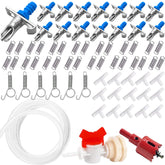 CHENGLAI rabbit watering system with nipple drinkers for steady hydration.