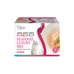 CHÉRIE Signature Gravy tuna-entree close-up can; premium flavor and hydration