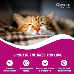 Cheristin uses a low-volume dose suitable for cats and kittens 1.8 pounds and up