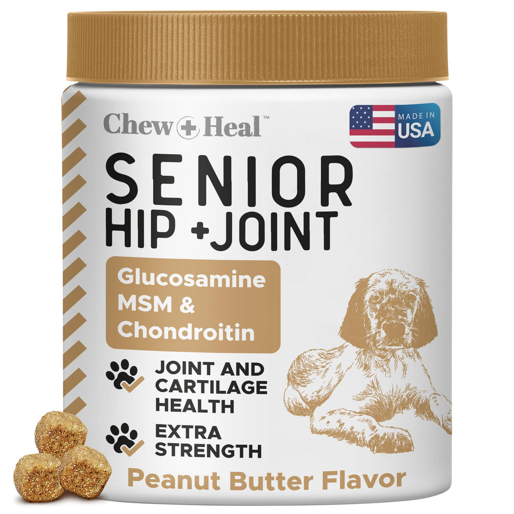 Chew Heal Labs glucosamine dogs soft chews for joint mobility