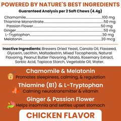 Chew + Heal Labs closeup of dog treats highlighting tasty chicken flavor