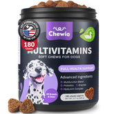 CHEWIA dog vitamins 15 in 1 bottle and chews for joint support