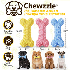 Chewzzle Puppy Teething Toy sized 12x6 cm for small breeds