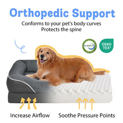 Chez Paw Bed, side profile showing 360Β° surround for secure lounging