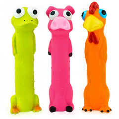 CHIWAVA chicken-design 9in squeaky dog toy for interactive play outdoors