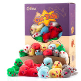 CHIWAVA furry mice in assorted colors ready for box play and long-lasting enrichment.