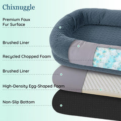 ChiXnuggle side pockets and strap for convenient storage.