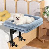 Chloraeon foldable bedside bed setup demonstrates space-saving design for small rooms.