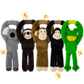 Chongqile no-stuffing koala dog toy with squeaker for interactive play