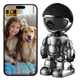 Chpuss indoor camera robot 2k wifi captures daytime footage for clear monitoring
