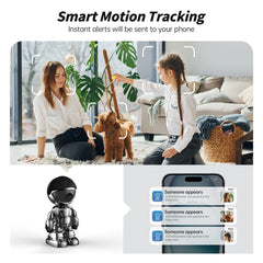 Chpuss indoor camera robot night vision ensures visibility in low light