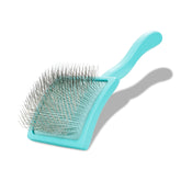 Chris Christensen Big G Dog Slicker Brush in teal large front view for gentle doodle grooming