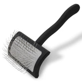 Chris Christensen Big K Slicker Brush closeup showing dense pins for gentle detangling