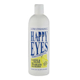 Chris Christensen Happy Eyes tearless shampoo bottle promotes simple at-home grooming