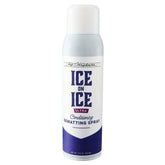 Chris Christensen Ice on Ice Ultra bottle dispensing a fine mist for easy detangling.