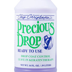 Dog coat after use appears silky and flowing with reduced frizz.