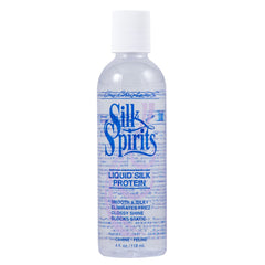 Chris Christensen Silk Spirits liquid silk protein bottle for silky coat and shine.