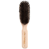 Chris Christensen boar dog brush close-up showing natural boar bristles for coat care