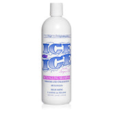 Chris Christensen Ice on Ice shampoo bottle for professional grooming sessions.