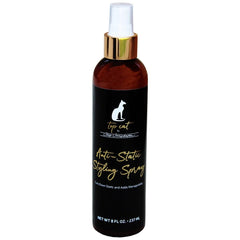 Chris Christensen Top Cat Anti-Static Spray bottle reduces static for easier grooming