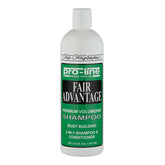 Chris Christensen Pro-line Fair Advantage Shampoo bottle pour demonstrates controlled dispensing for efficient grooming