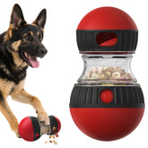 Chronanagese interactive dog puzzle toy side view shows dual ends for mental stimulation